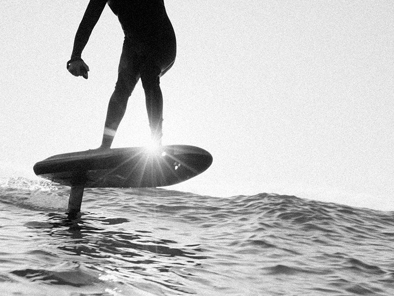 Fliteboard wave riding